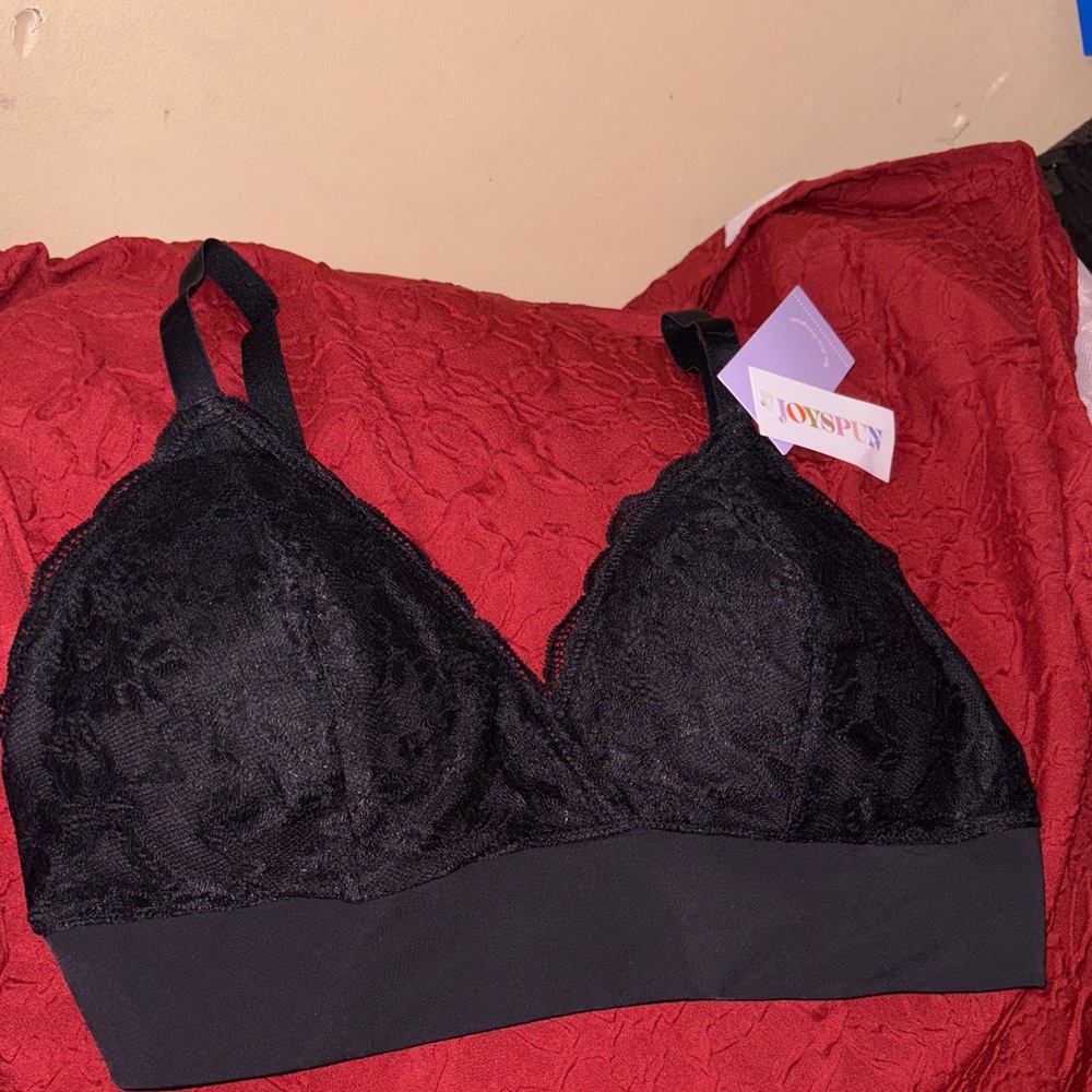 Women's Black Lace Bralette XL NWT ⭐️